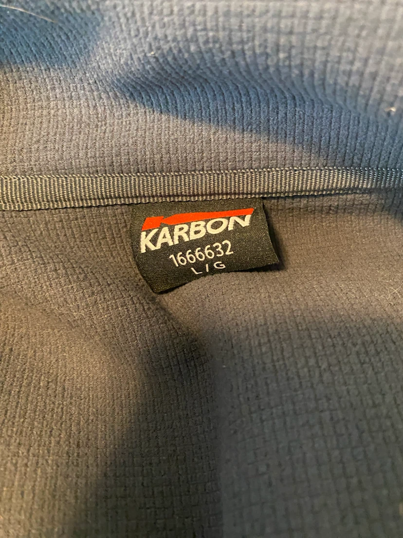 Karbon Men's Zip-Up Fleece Jacket Grey - photo 3