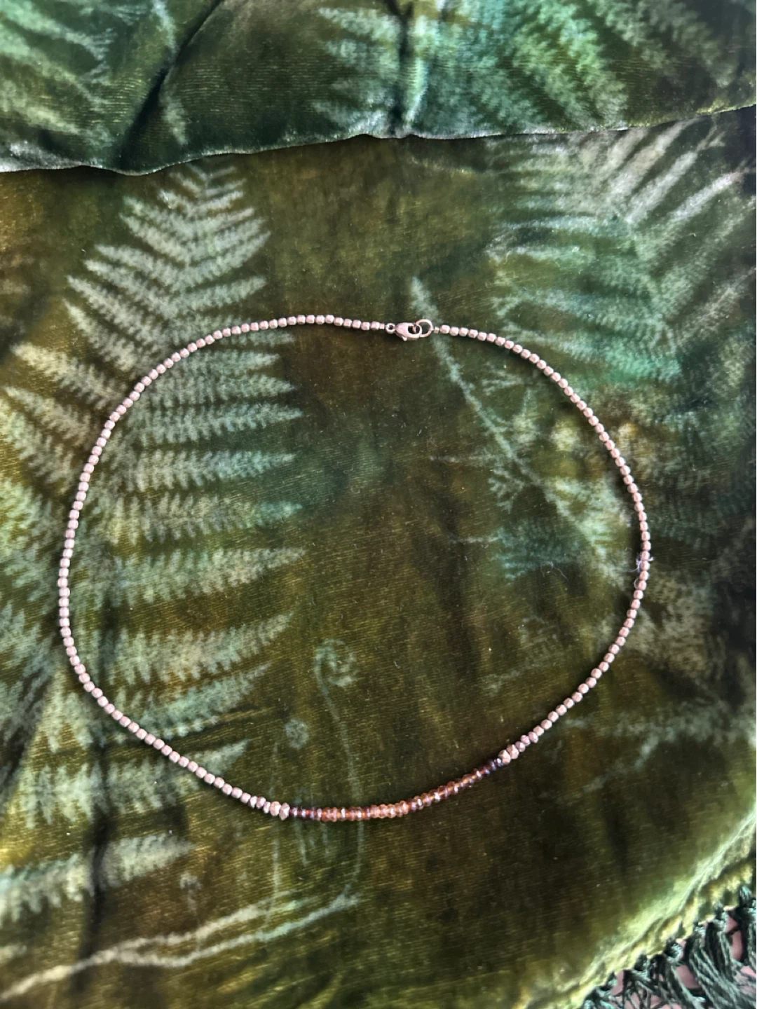 925 Sterling Silver and Beaded Necklace