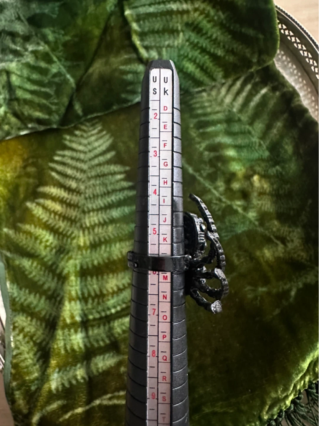 Black Spider Statement Ring - photo 3