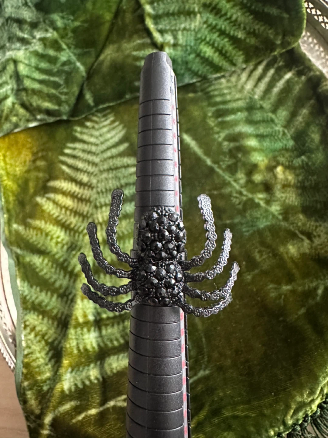 Black Spider Statement Ring - photo 5