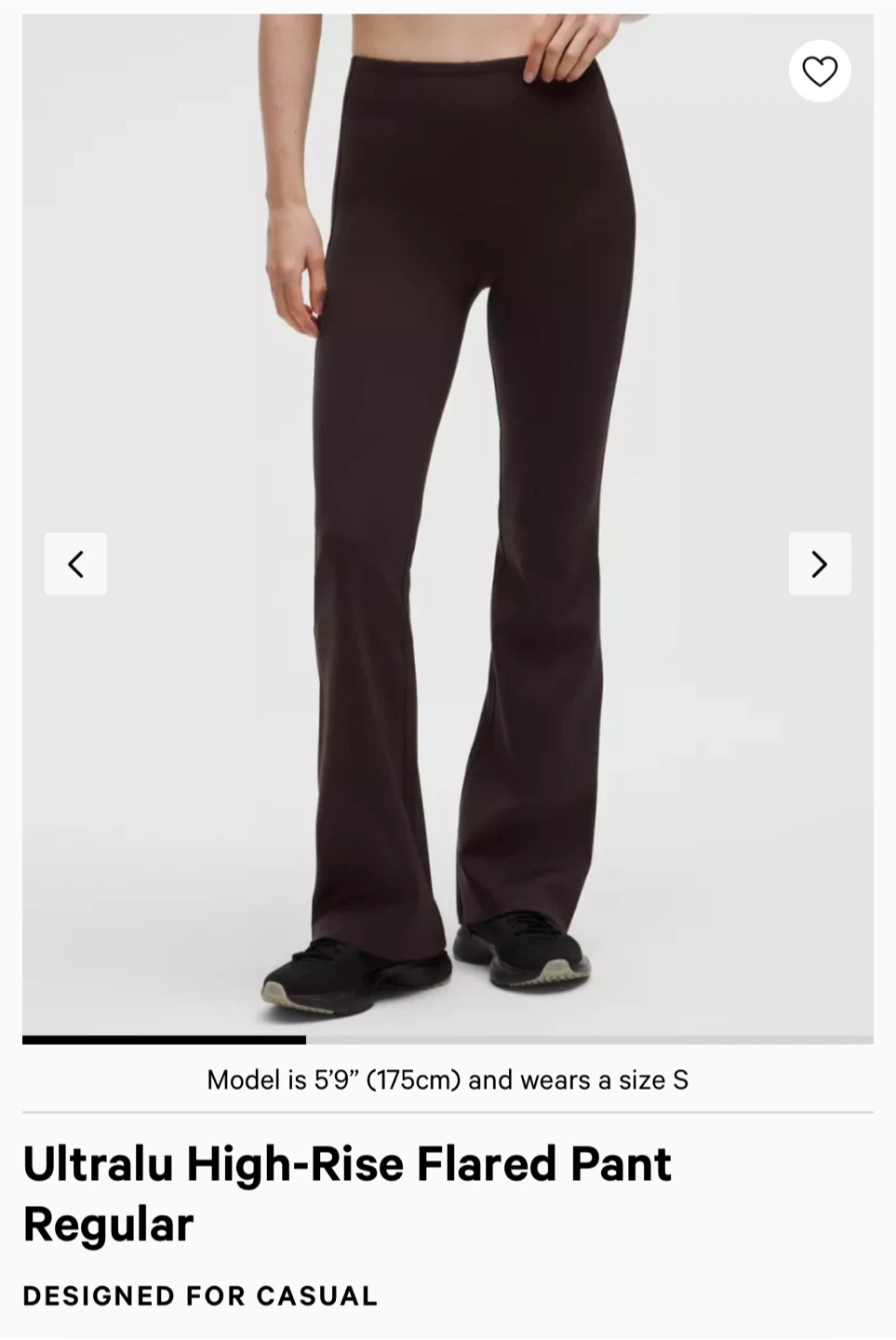 Lululemon Ultralu High-Rise Flared Pant Medium - photo 3