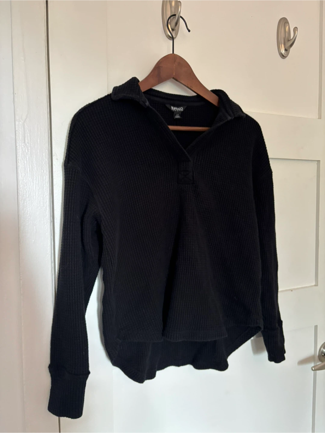 Buffalo David Bitton Waffle Knit Top