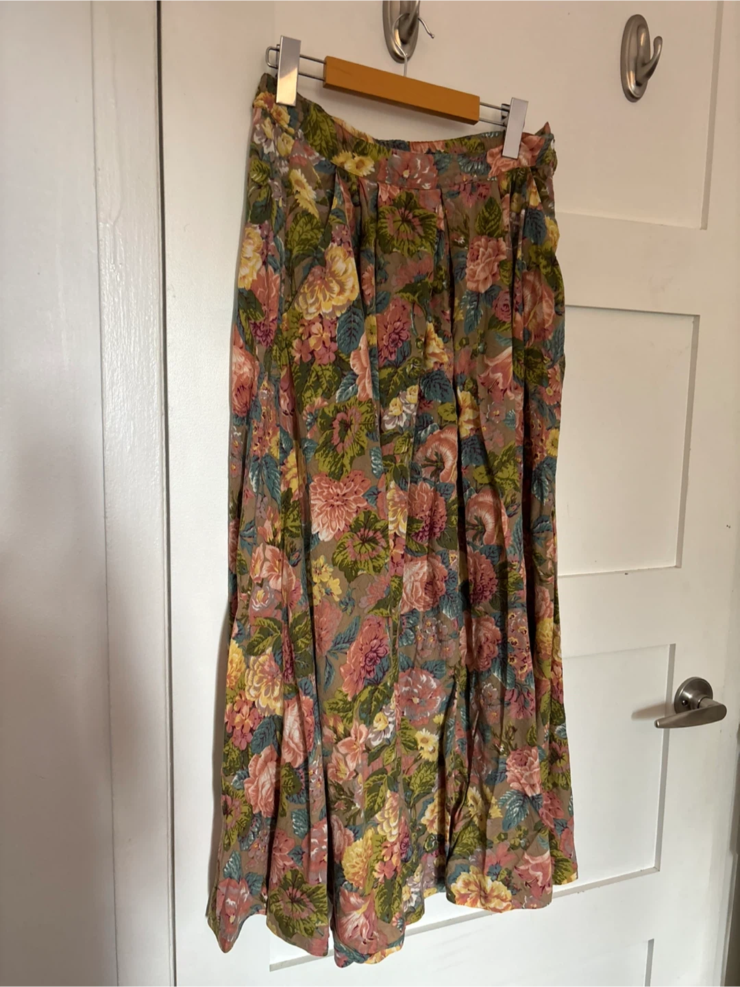 Heritage House Floral Rayon Skirt