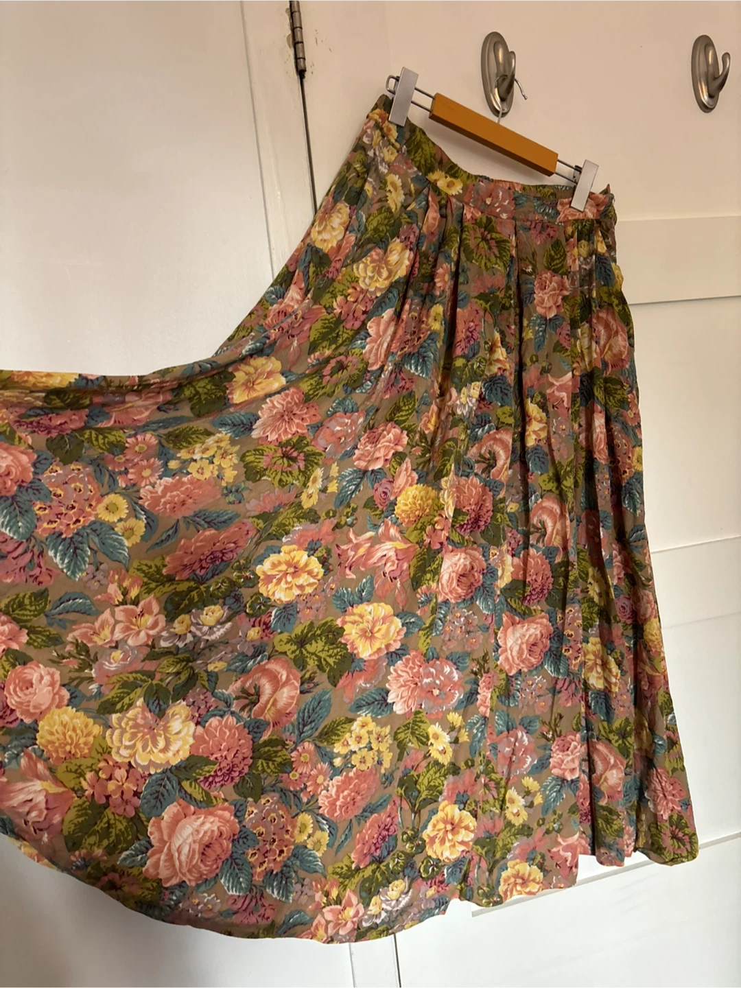 Heritage House Floral Rayon Skirt - photo 2