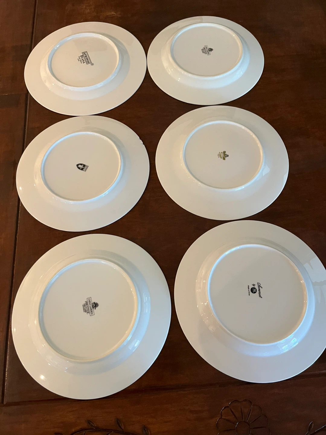 Vintage Assorted Vintage Decorative Dinner Plates - Set of 6 - photo 2