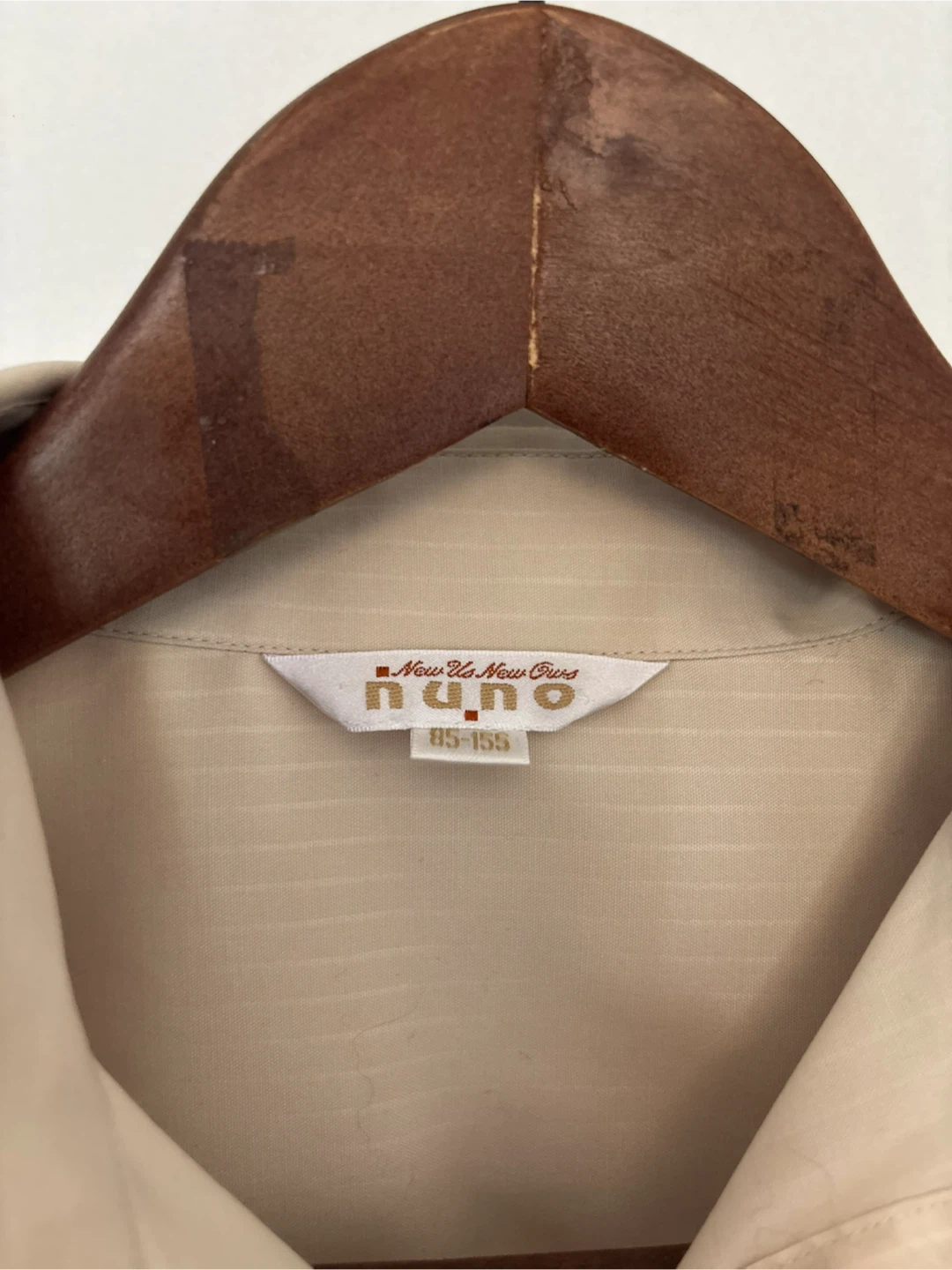 Nuno Beige Striped Long-Sleeve Button-Up Shirt - photo 2