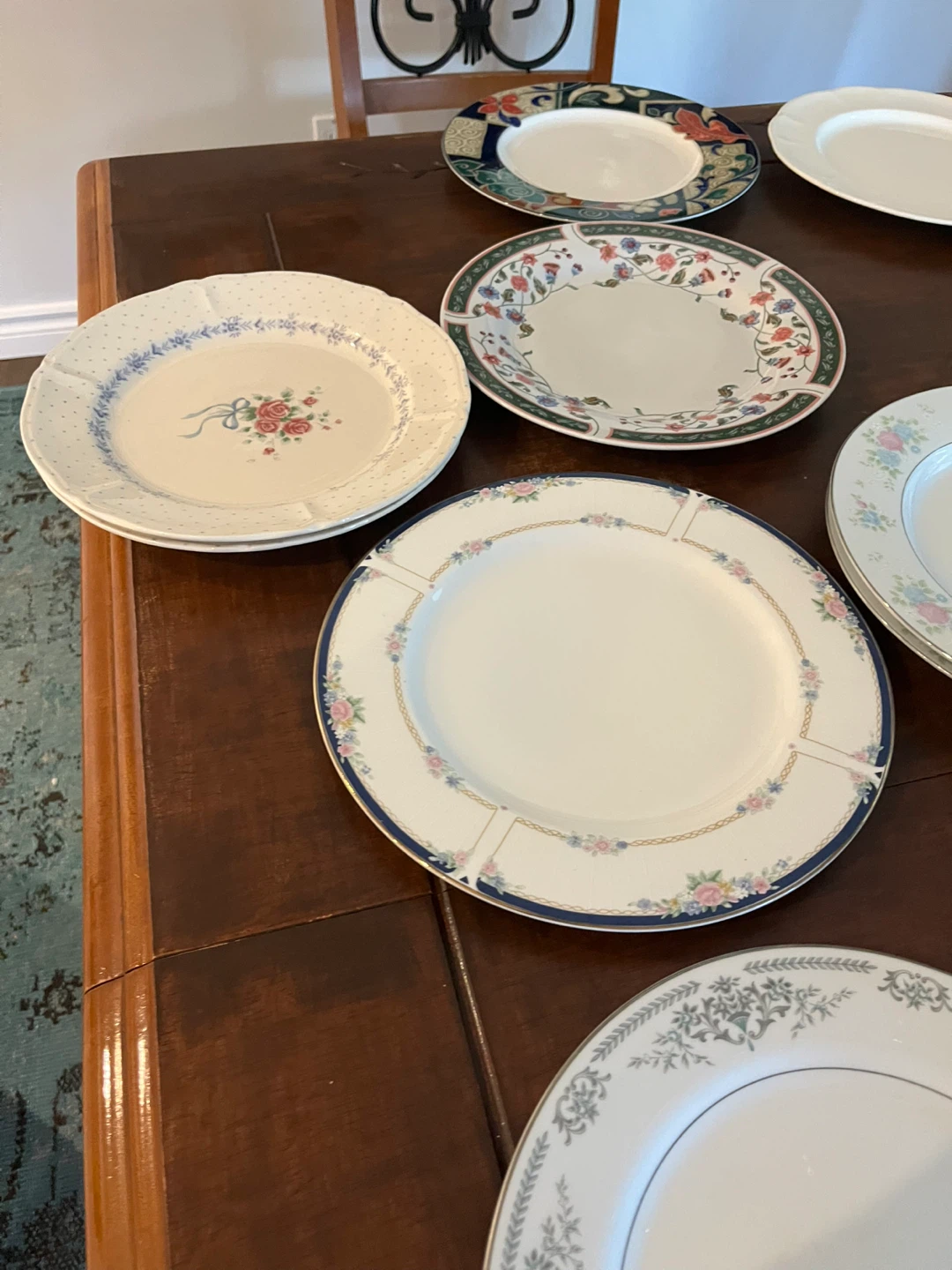 Vintage set Assorted Mixed Dinner Plates - photo 5