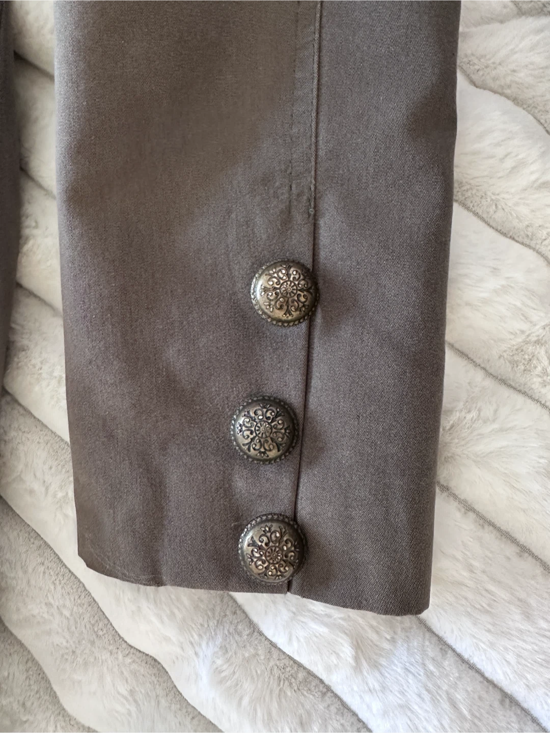 Olive Green Military Style Coat - photo 2