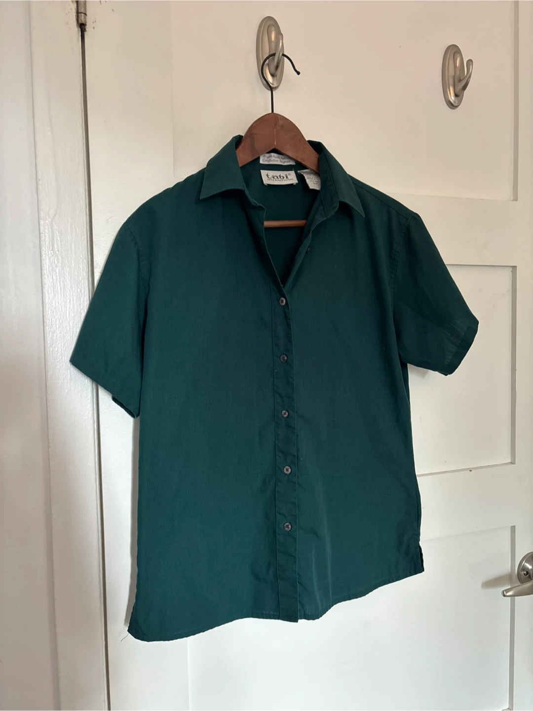 Tabi International Dark Green Button-Down Shirt