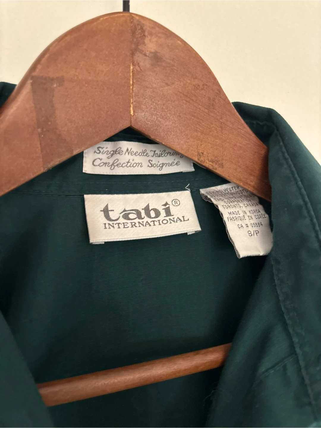 Tabi International Dark Green Button-Down Shirt - photo 2
