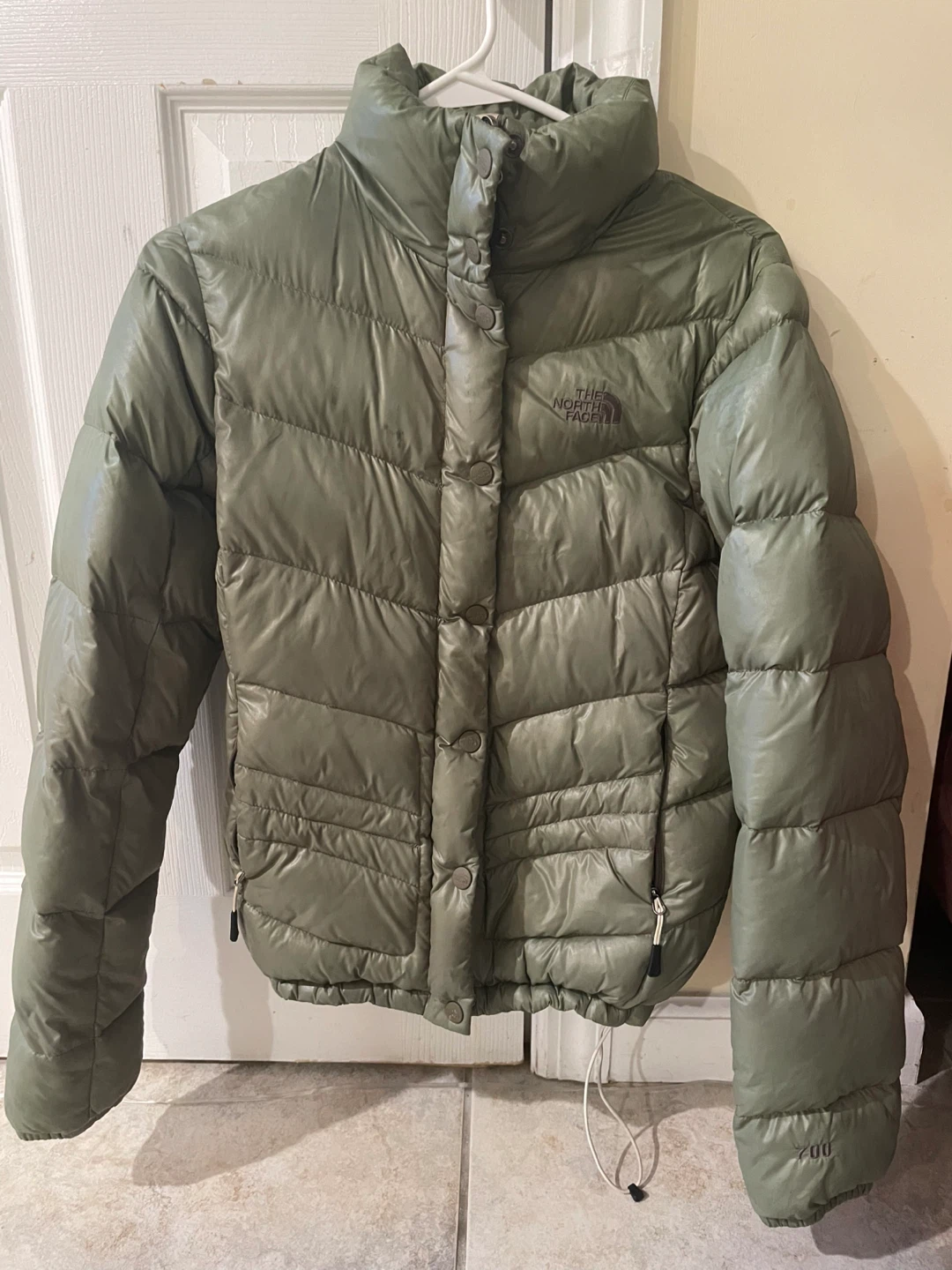 The North Face 700 Down Puffer Jacket Olive Green