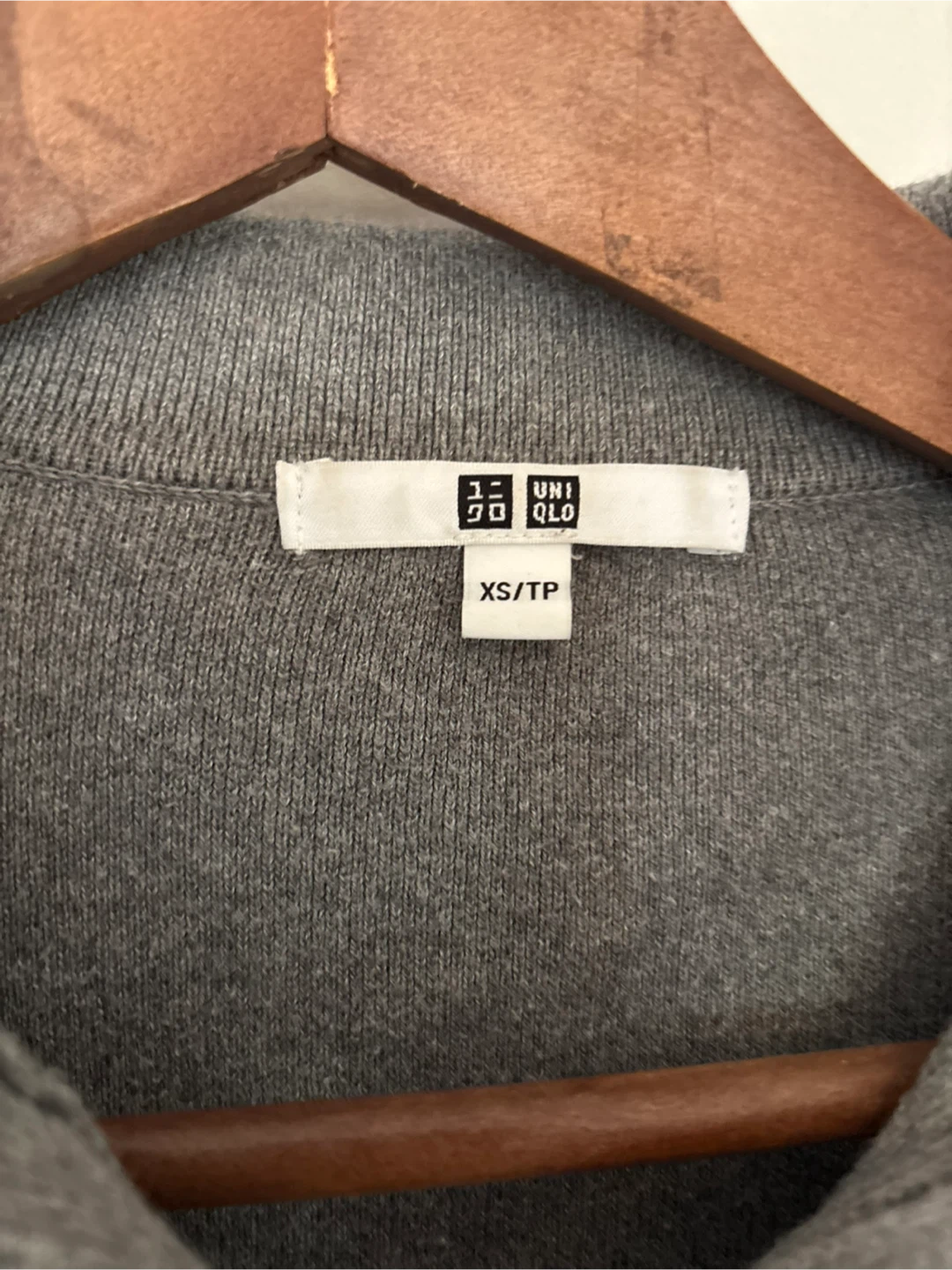 Uniqlo Grey Collared Knit Sweater XS - photo 2