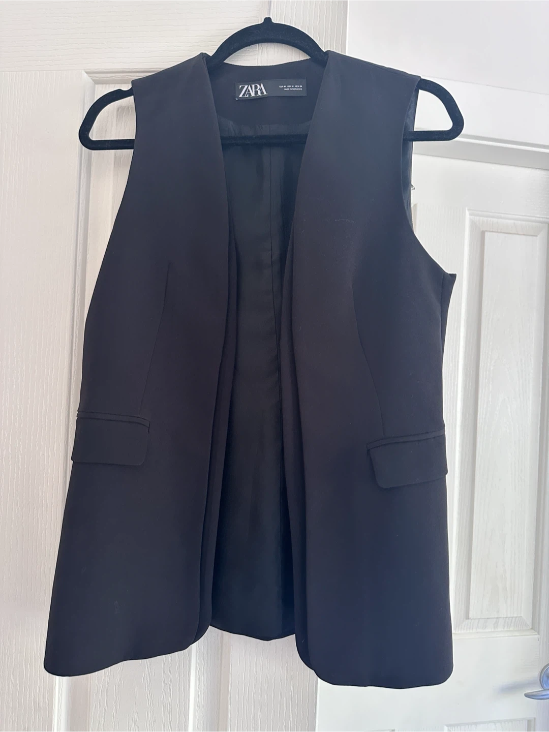 Zara black sleeveless vest - photo 5