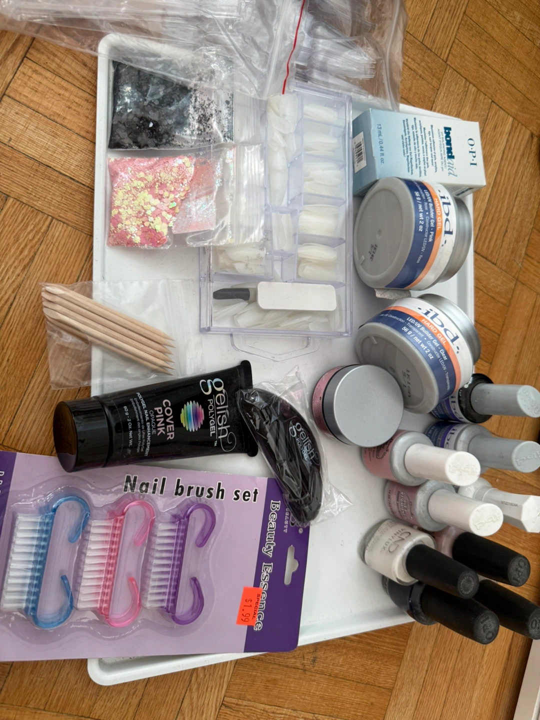 Assorted Nail Supplies (BRAND NEW hard gel, gel polish etc.)