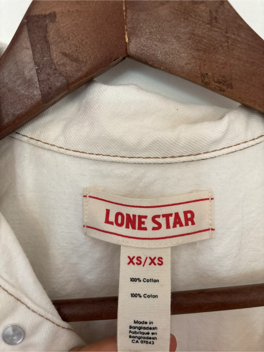 Lone Star white denim romper - photo 2
