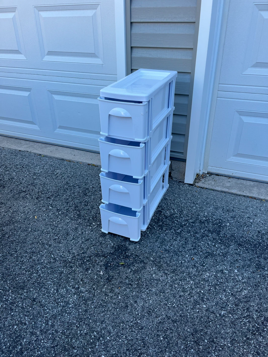 Slim 4-Drawer Storage Tower