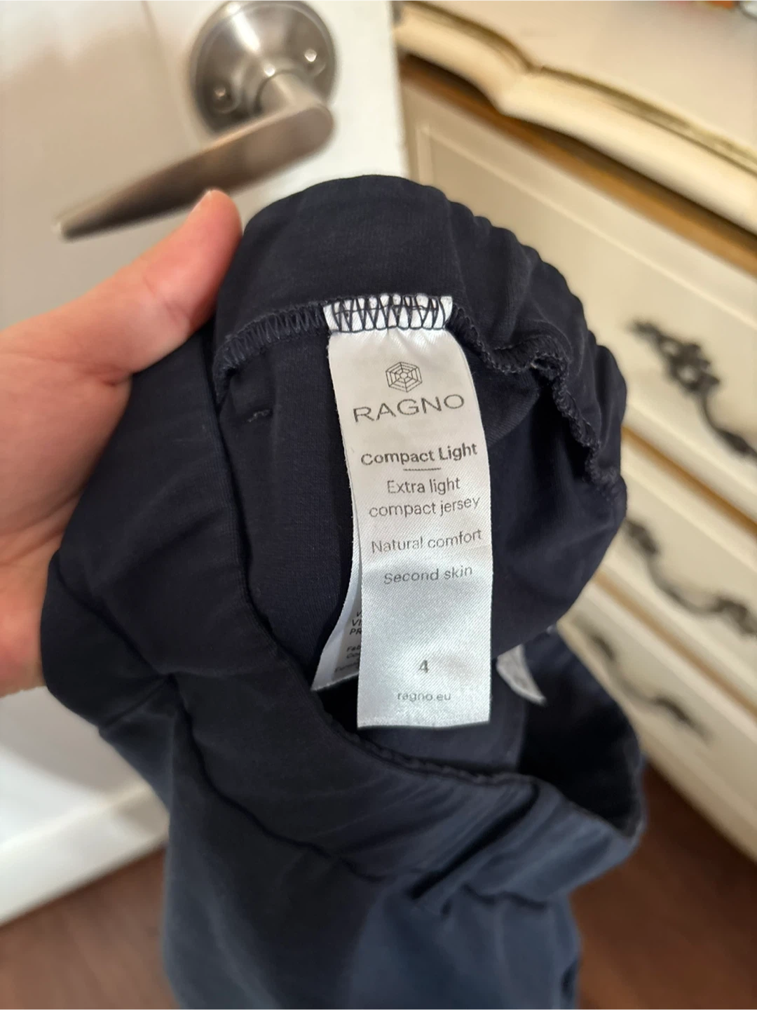 Ragno Compact Light Navy Pants - photo 2
