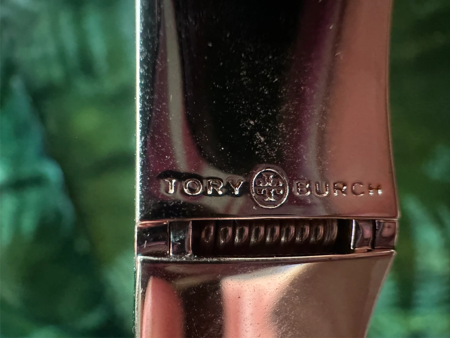 Tory Burch blue and gold hinge bracelet - photo 4