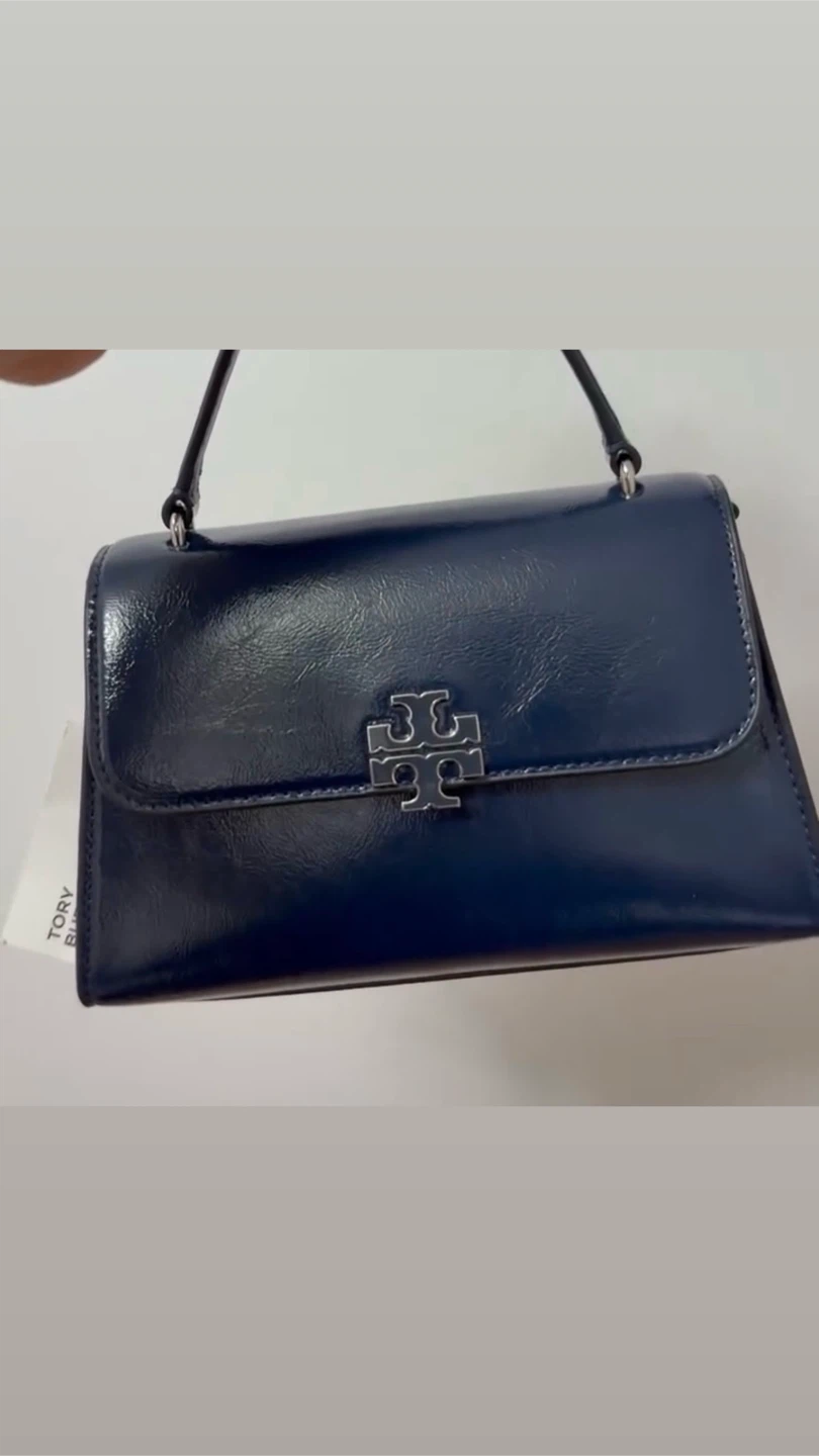 Tory Burch Navy Blue Handbag Authentic