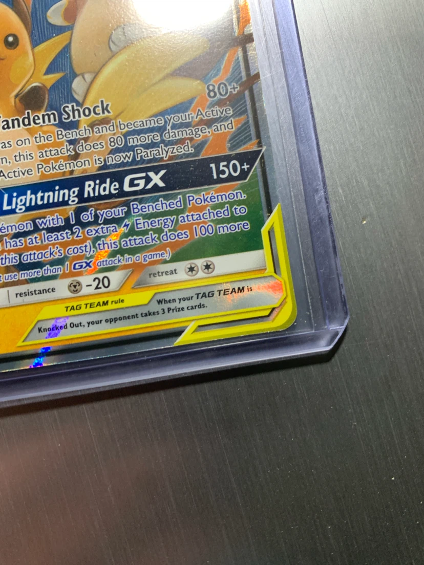 Raichu & Alolan Raichu GX Tag Team Pokemon Card - photo 4