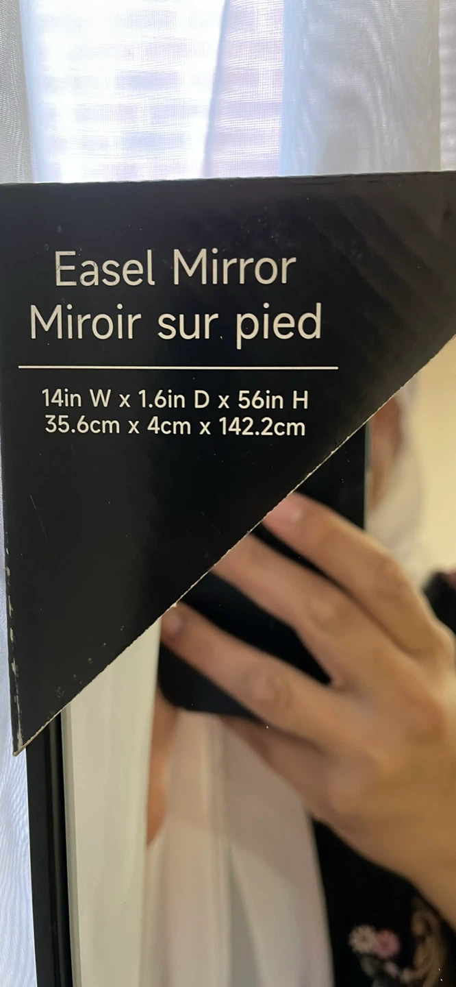 Easel Mirror - Black