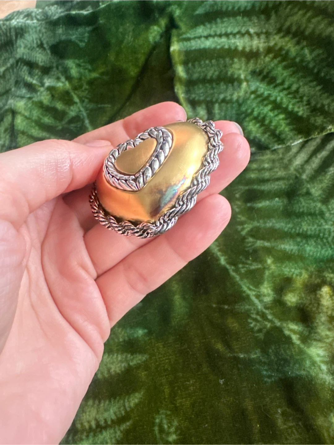 Vintage SUNG Heart Brooch - photo 2