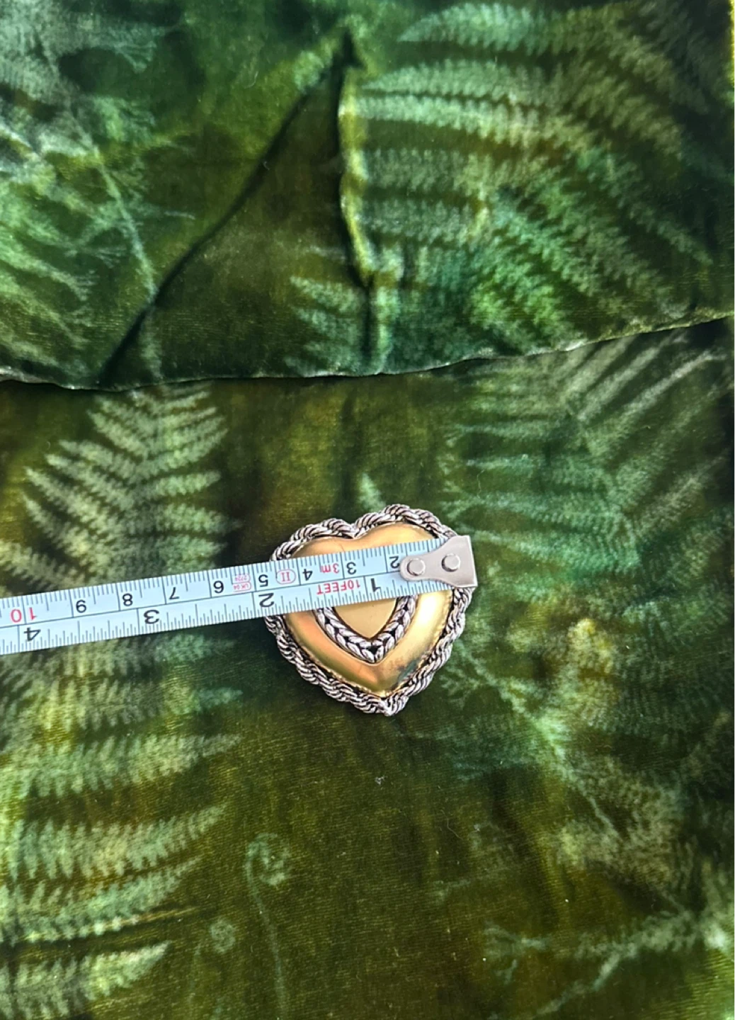 Vintage SUNG Heart Brooch - photo 5