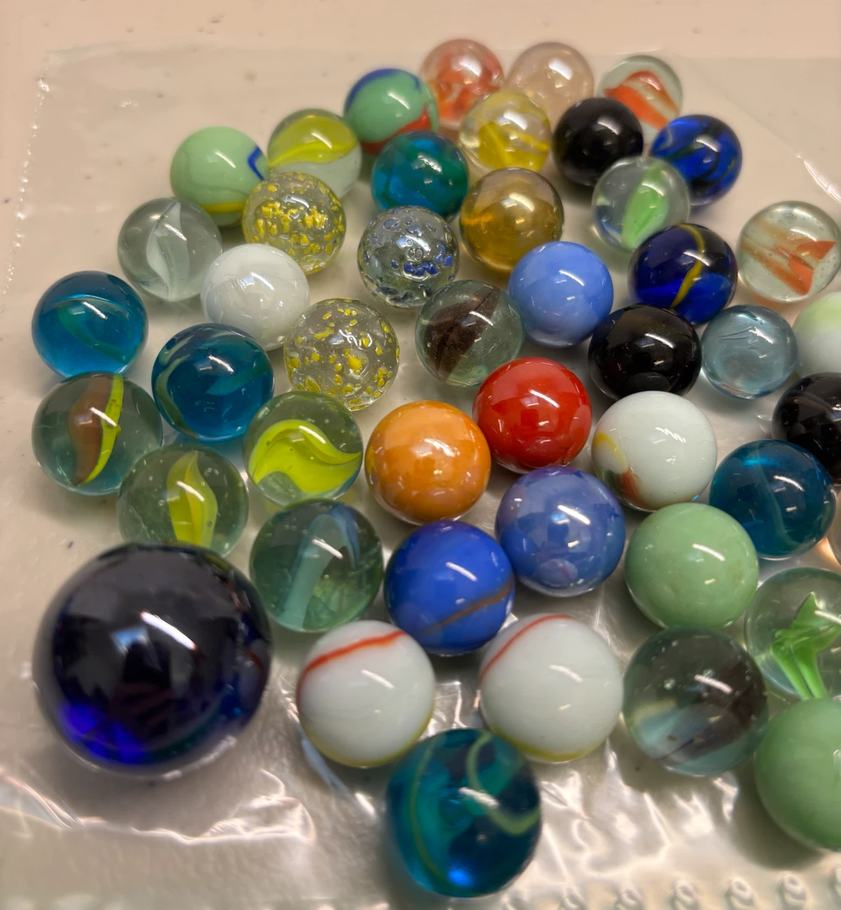 Vintage 90’s Assorted Glass Marbles Collection - photo 4