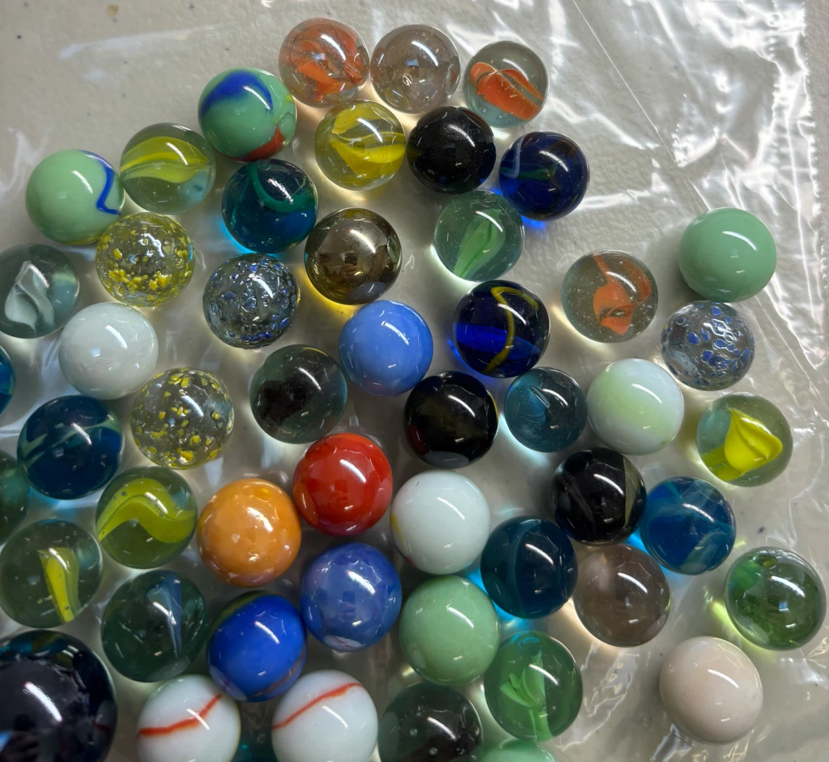 Vintage 90’s Assorted Glass Marbles Collection - photo 5