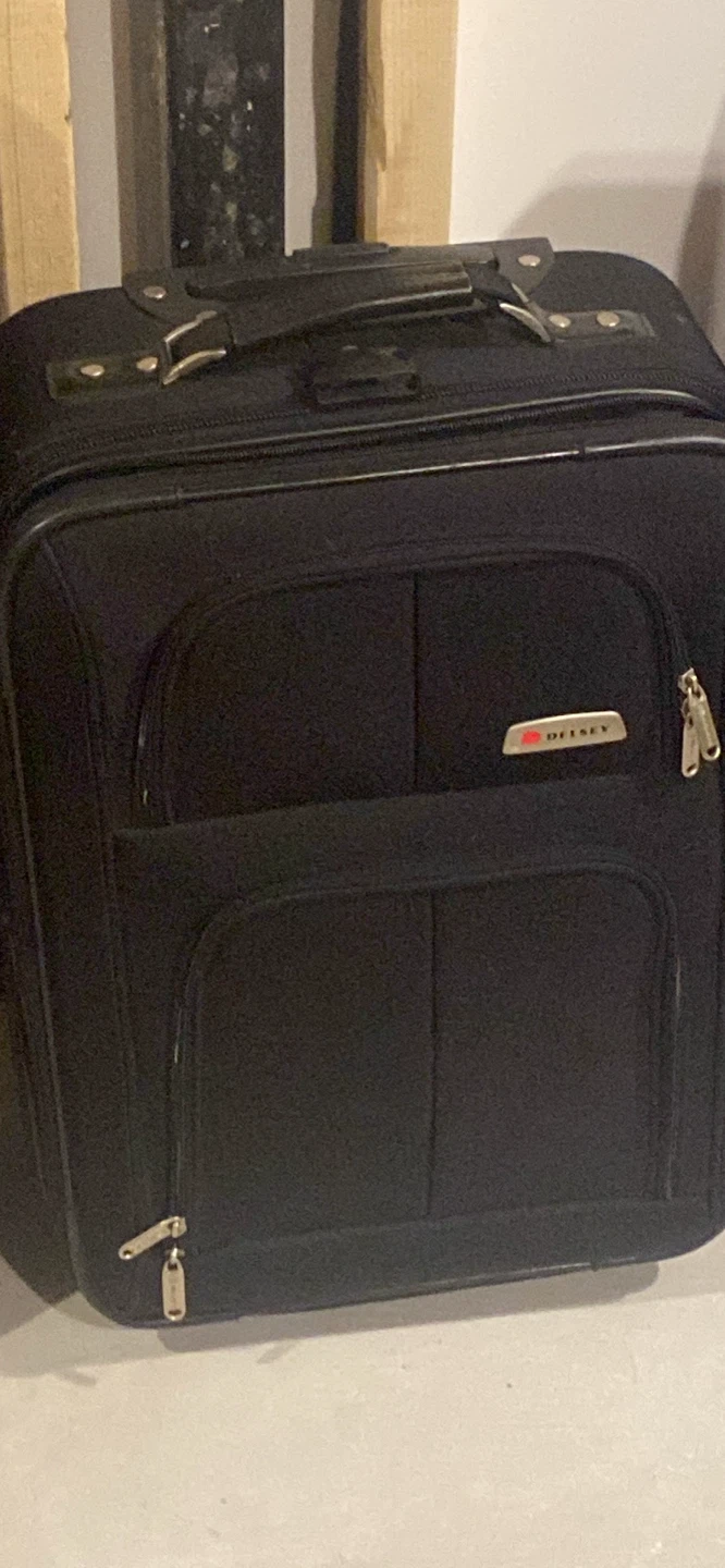 Delsey Black Carry-On Suitcase