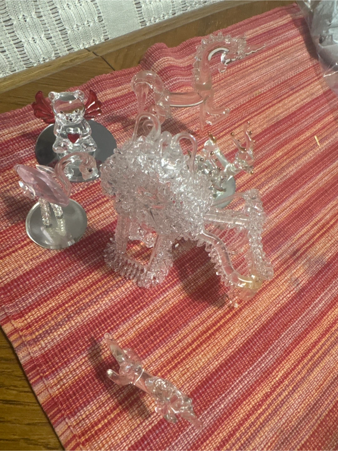 Beautiful Decorative Glass Animal Figurine Collection