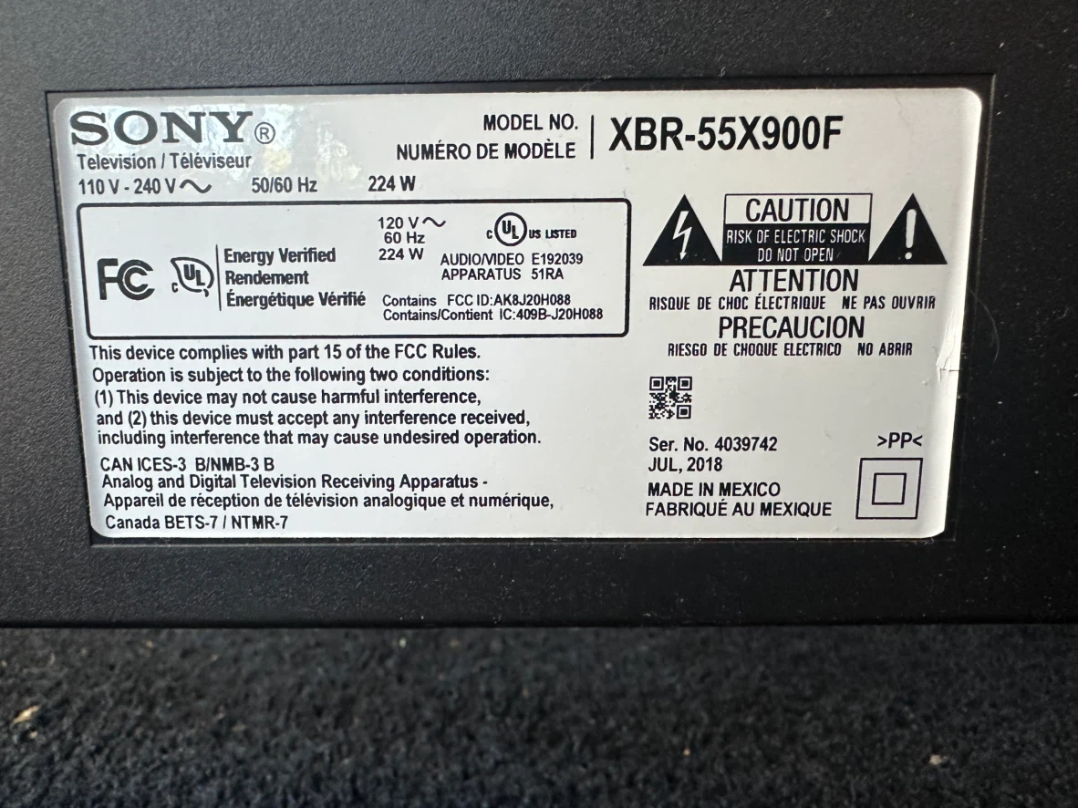Sony 55-inch (2018) 4K TV XBR-55X900F - photo 3