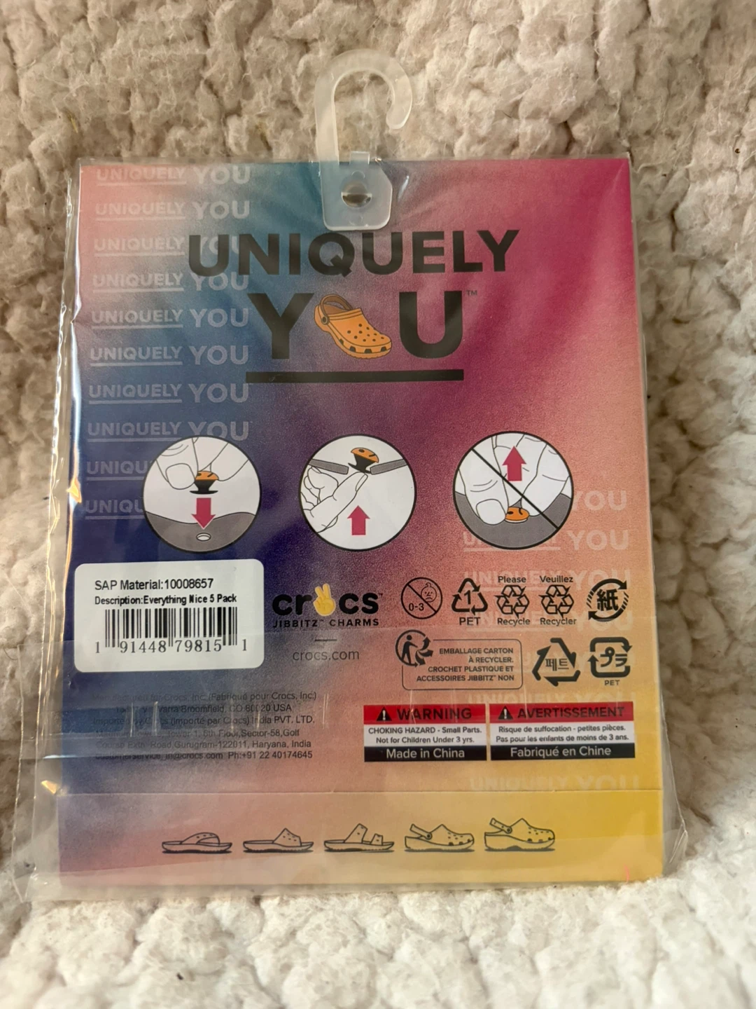 Crocs Jibbitz Charms Everything Nice 5 Pack - photo 2