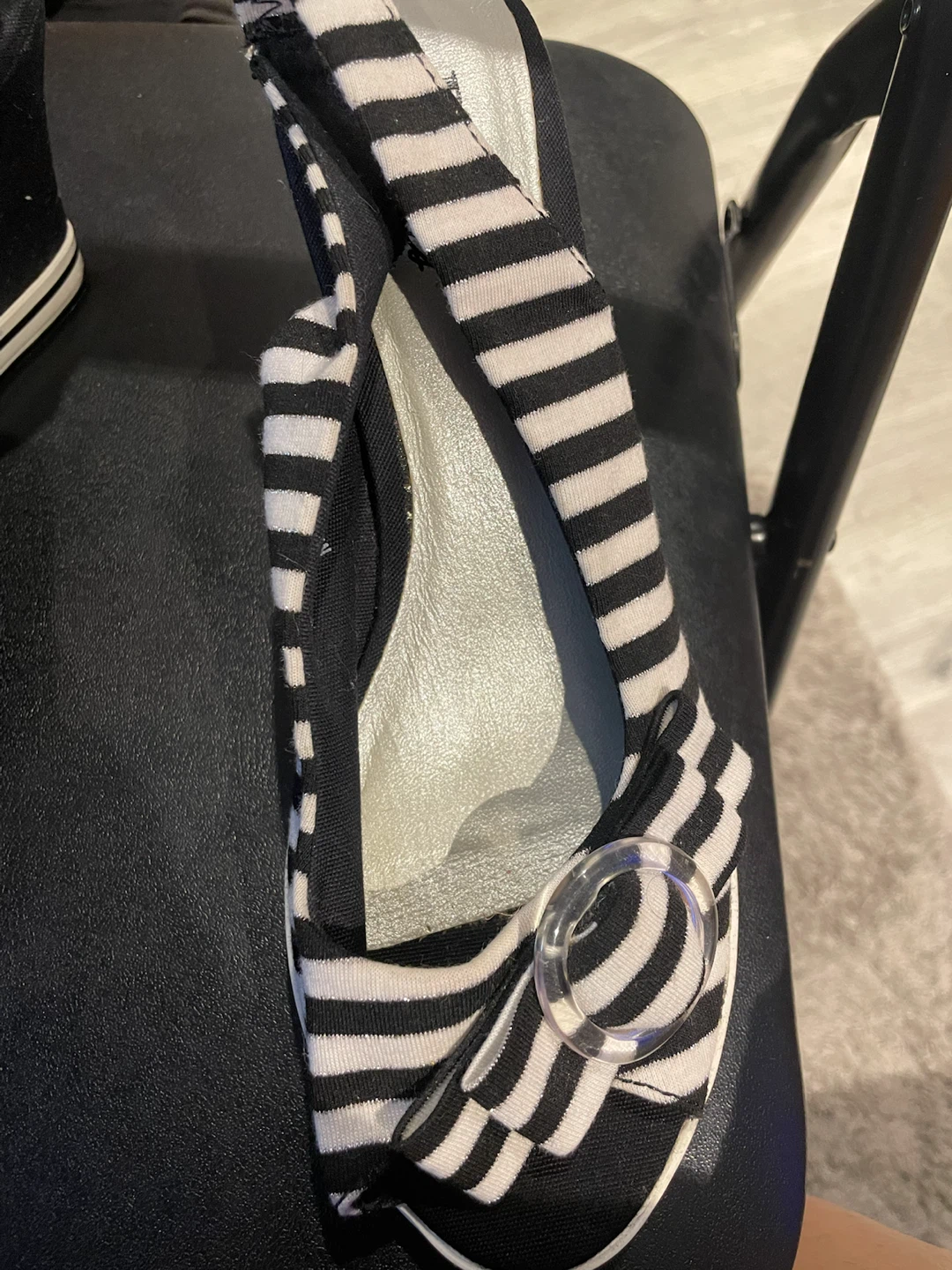 Bravo Browns Nautical Striped Wedge Slingbacks | Size 37 - photo 4