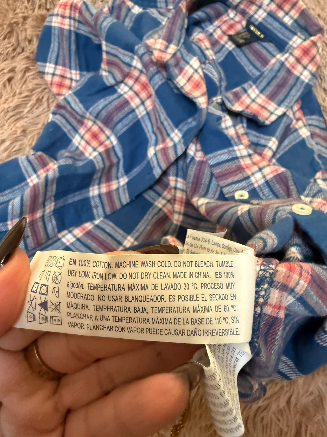 Plaid Flannel Shirt - photo 4
