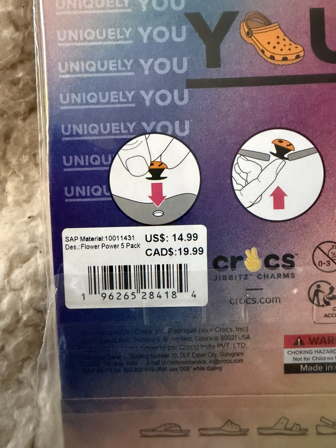 Crocs Jibbitz Flower Power 5-Pack - photo 3