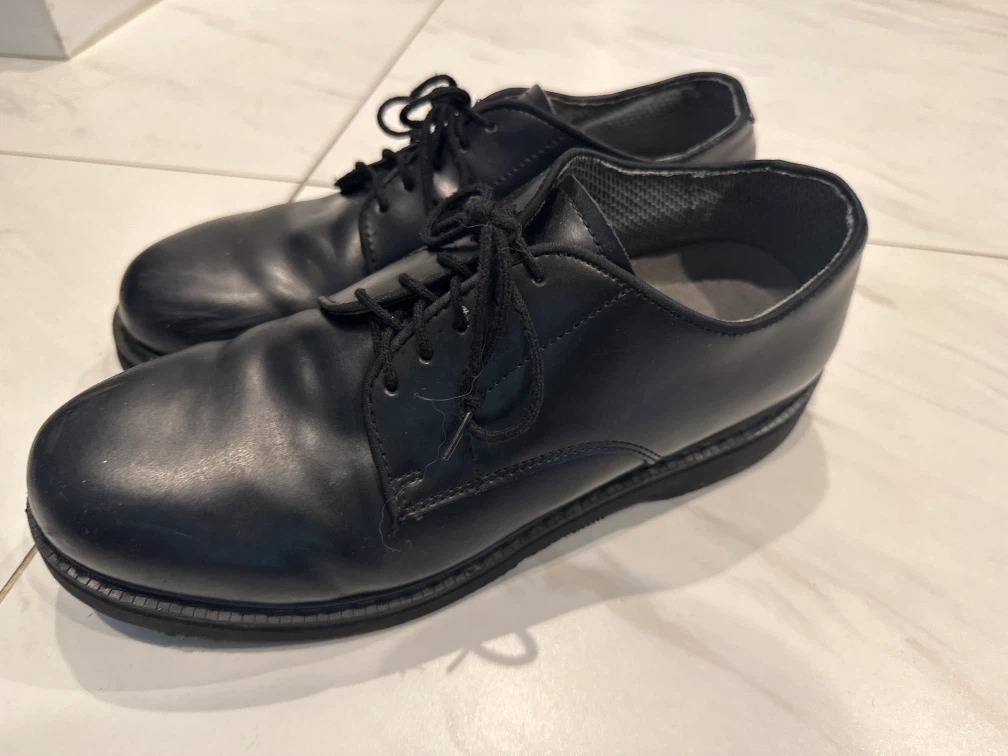 Black Lace-Up Dress Shoes