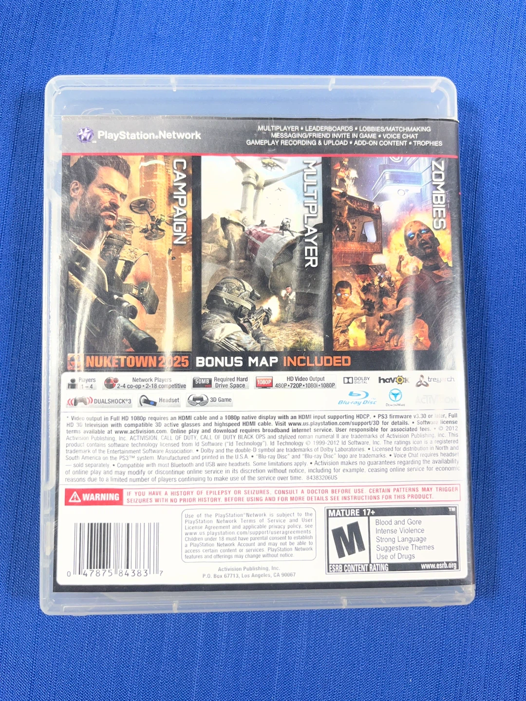 Call of Duty: Black Ops II (PS3) - Complete (CIB) - photo 3
