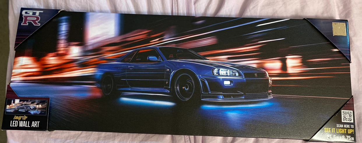 Nissan Skyline GT-R LED Wall Art - photo 2