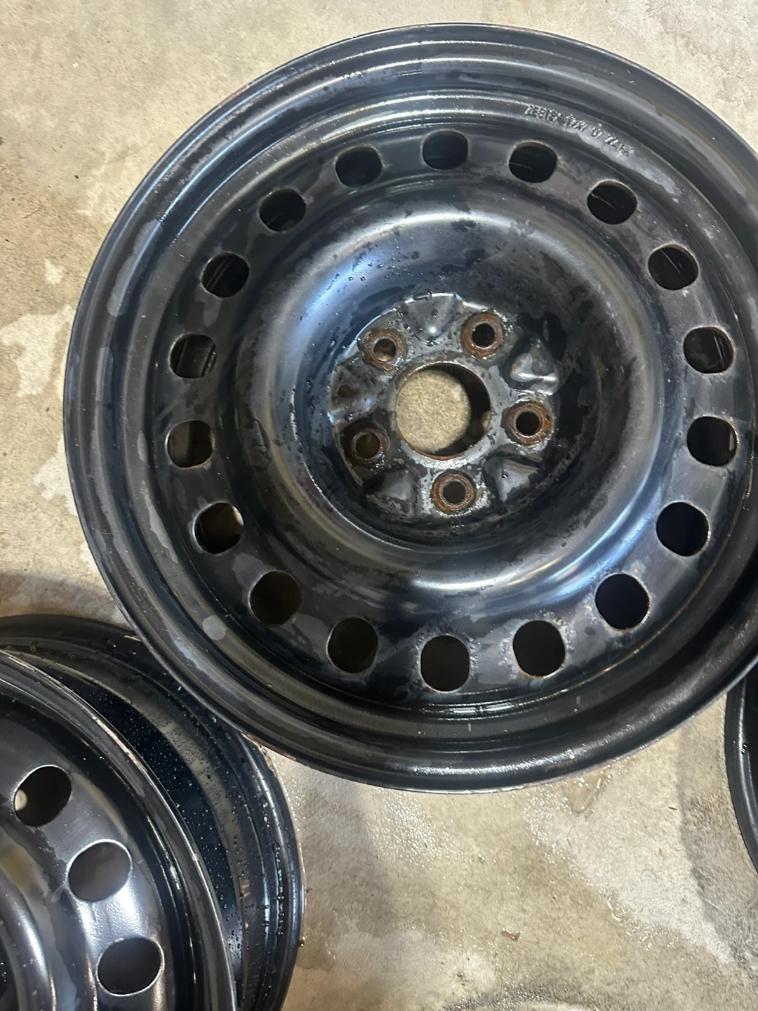 Set of 4 Steel Wheels 17 inch Bolt pattern 5 x 114.3 - photo 5