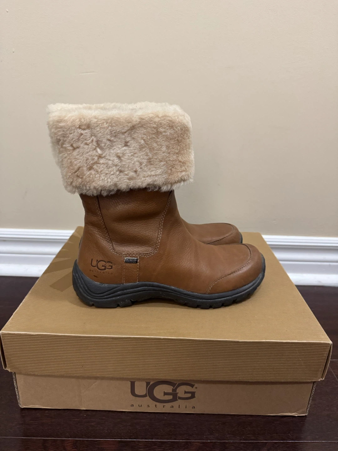 UGG Australia Brown Leather Boots