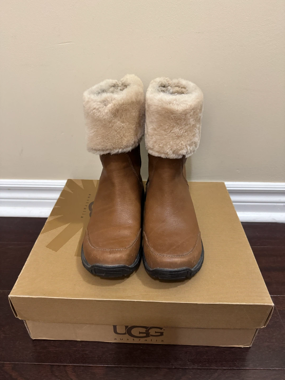 UGG Australia Brown Leather Boots - photo 3