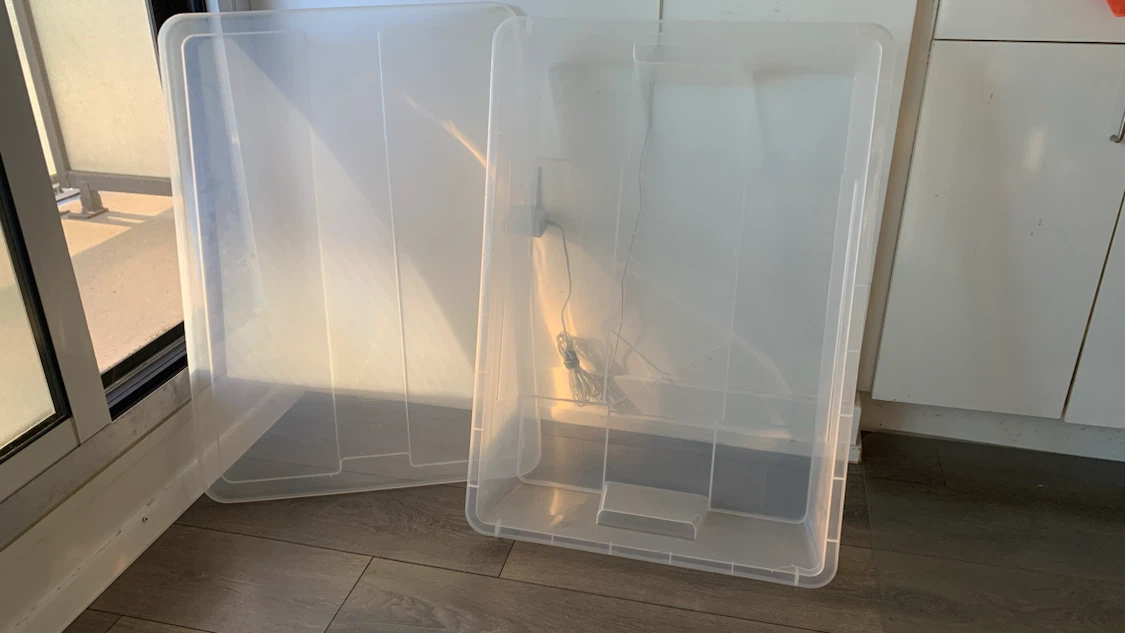 IKEA SAMLA Box with Lid