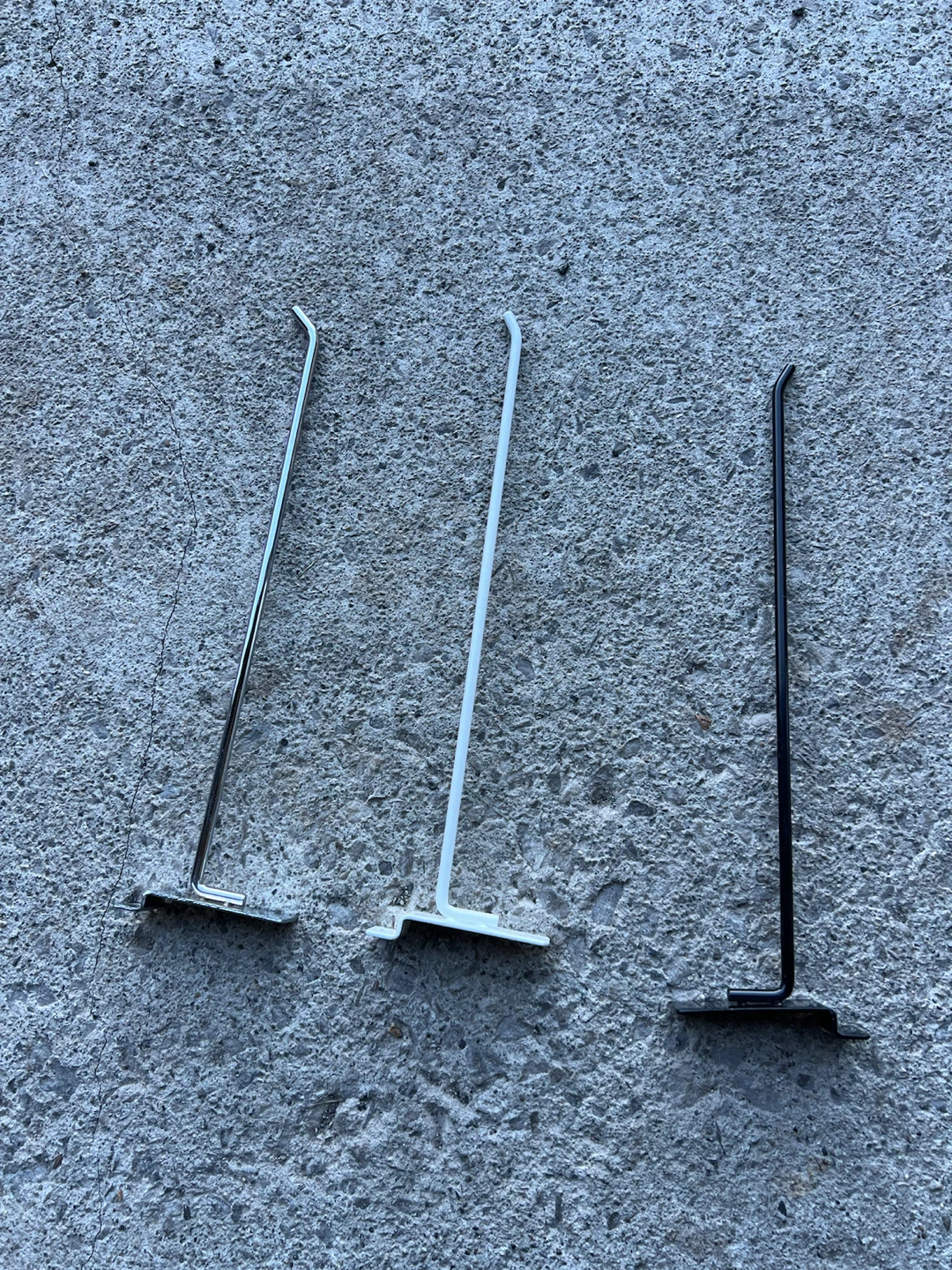 Five hundred Metal slot wall Display Hooks