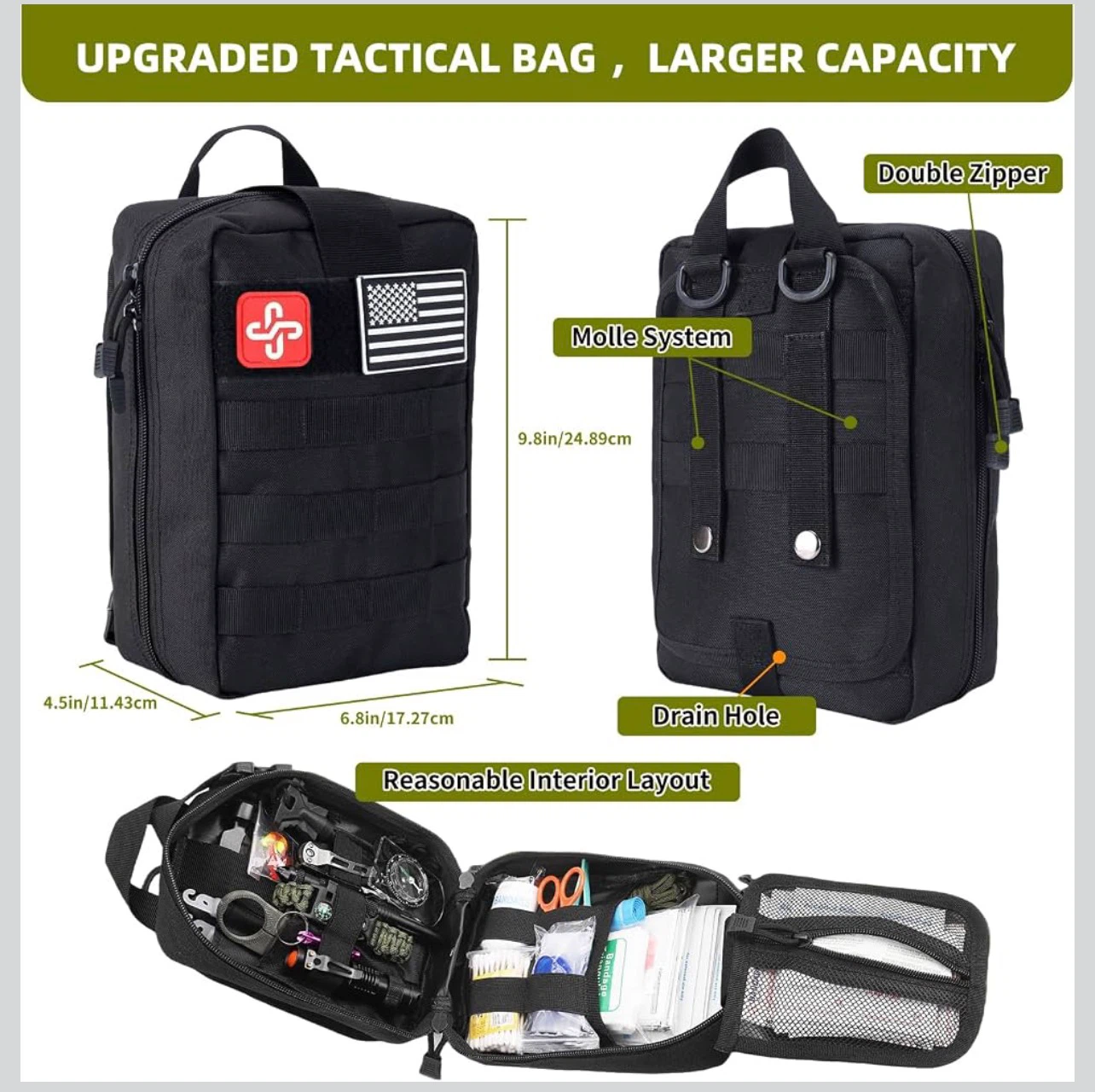 Comprehensive Emergency Survival Kit with Tactical Bag - photo 2