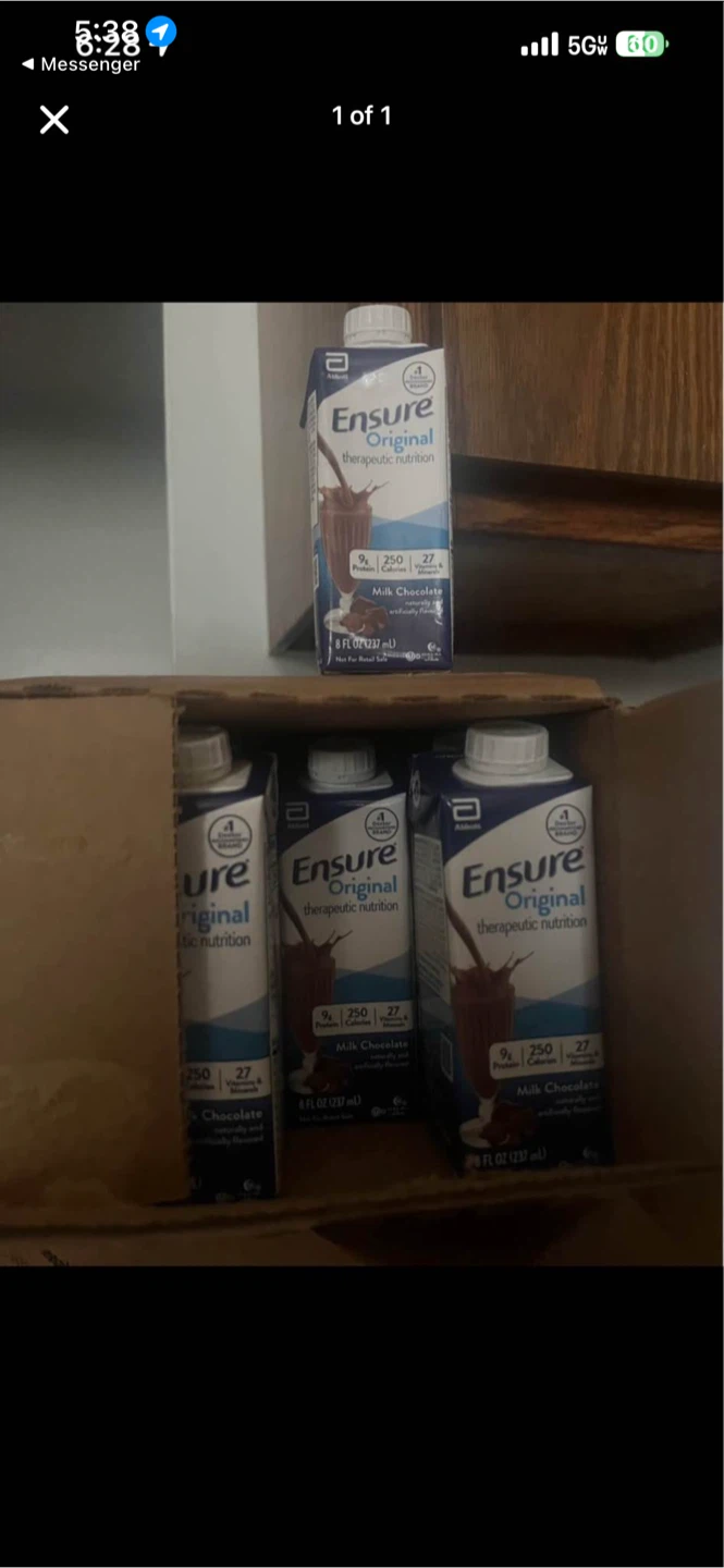 Ensure Original Milk Chocolate Nutrition Shakes