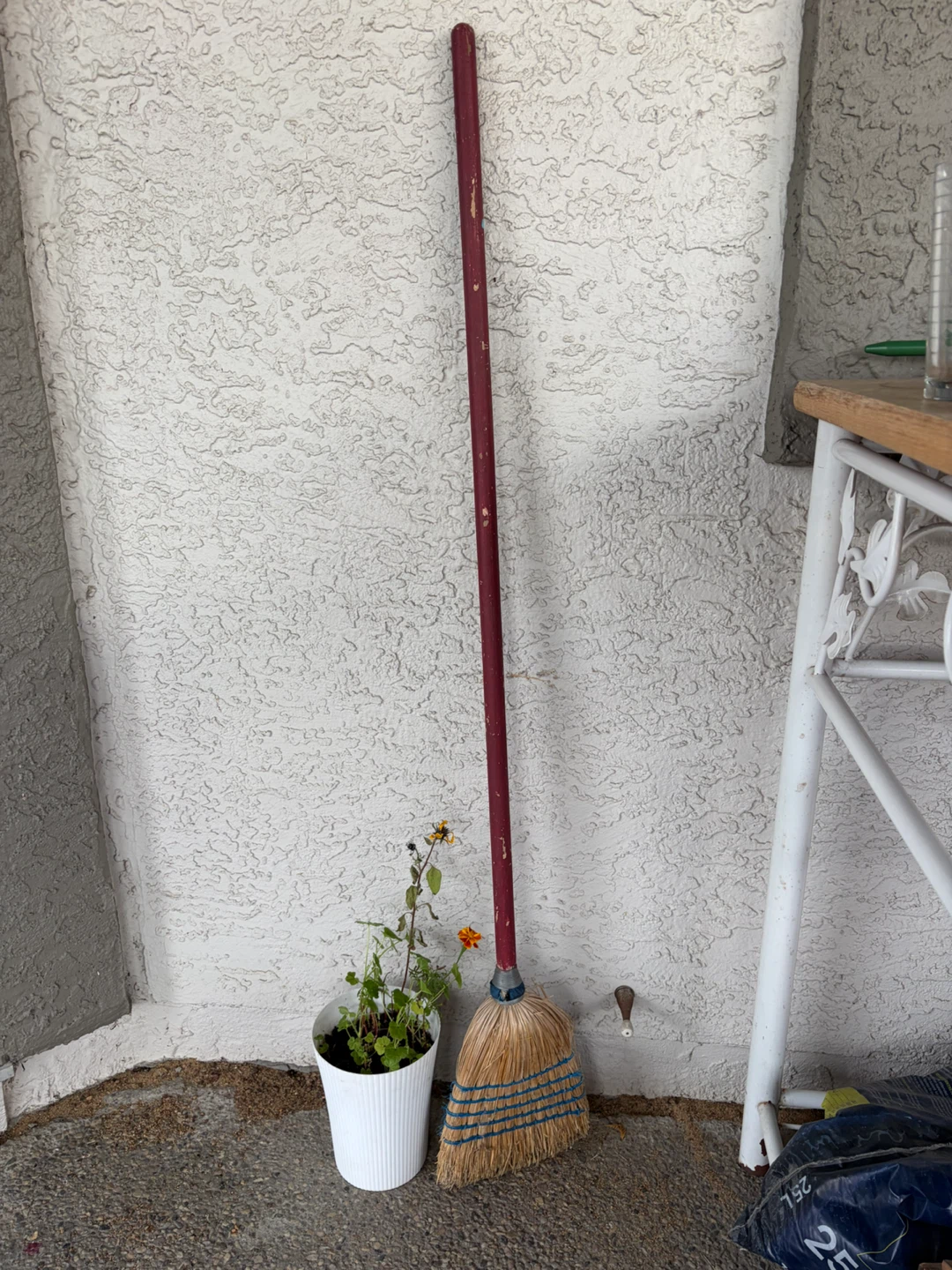 Traditional corn broom