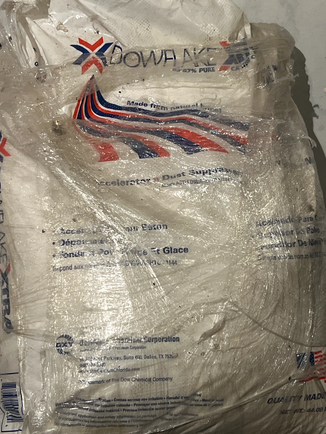 Dowflake Xtra Calcium Chloride 20 kg bag - photo 4