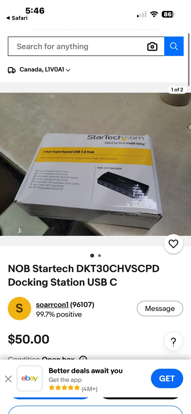StarTech.com 7-Port SuperSpeed USB 3.0 Hub (sealed box) - photo 3