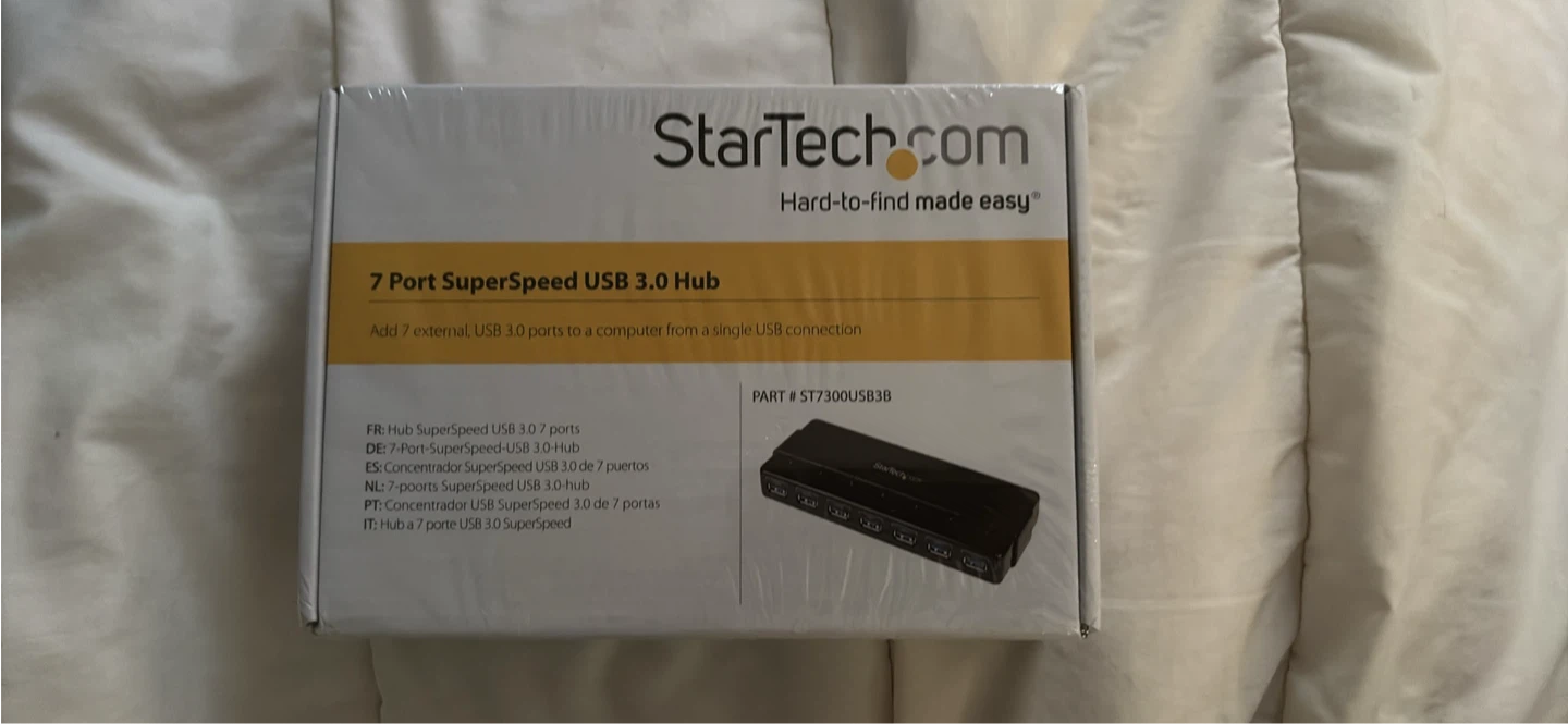 StarTech.com 7-Port SuperSpeed USB 3.0 Hub (sealed box)